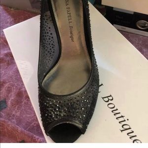 Adrianna papell boutique rhinestone shoes